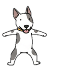 [LINEスタンプ] [アレンジ用]ブサカワブルテリア