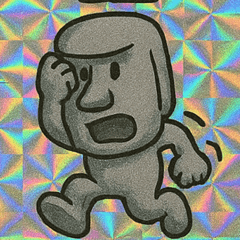 [LINEスタンプ] モアイきら雷面爆神記@SFW