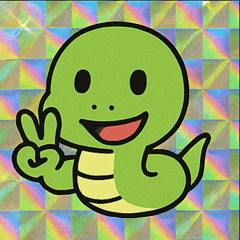 [LINEスタンプ] ピカヘビ魔伝スラローム@SFW