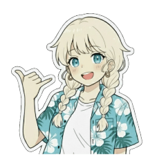 [LINEスタンプ] アロハお姉さん
