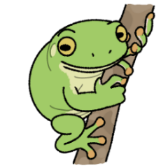 [LINEスタンプ] イエアメガエル！