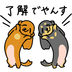 [LINEスタンプ] したっぱ可愛いやんすダックス