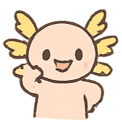 [LINEスタンプ] パステルウーパールーパー