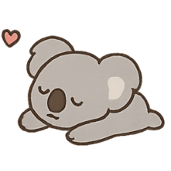 [LINEスタンプ] こあくまコアラじゃなくてほっこりコアラ