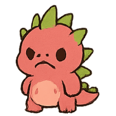 [LINEスタンプ] ピタヤベビードラゴン かわいい気分