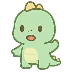[LINEスタンプ] ミントディノバディ