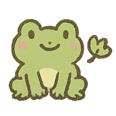 [LINEスタンプ] かえるとはすのいけのひ