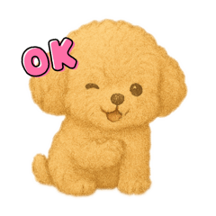 [LINEスタンプ] モフモフトイプーちゃん