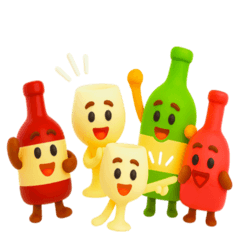 [LINEスタンプ] ワイン仲間の日常