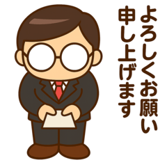 [LINEスタンプ] MR（医薬情報担当者）くんスタンプ