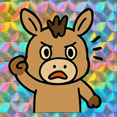 [LINEスタンプ] ろばきらテコでも動かん団@SFW