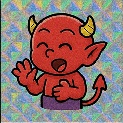 [LINEスタンプ] あくぴかイタズラ炎魔団@SFW
