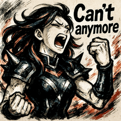 [LINEスタンプ] ネガティブヴィラン