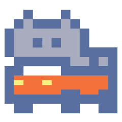 [LINEスタンプ] 動くドットねこ！！4 グレー猫