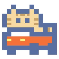[LINEスタンプ] 動くドットねこ！！4 茶トラ猫