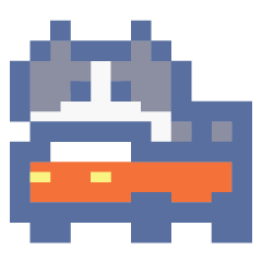[LINEスタンプ] 動くドットねこ！！4 ハチワレ