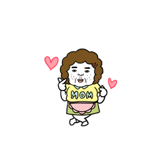 [LINEスタンプ] 動く！ちっちゃい母