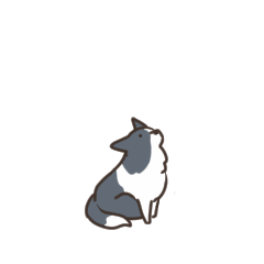 [LINEスタンプ] ちいさくて省エネ！ボーダーコリー