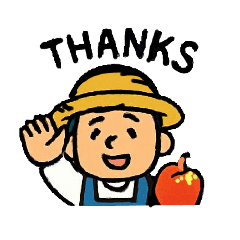 [LINEスタンプ] りんご農家の生活