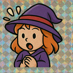 [LINEスタンプ] ホログラム魔女のふしぎ通信@SFW