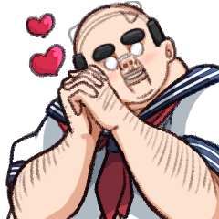 [LINEスタンプ] JKおじ