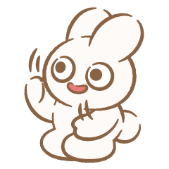 [LINEスタンプ] ♪ちょっと変なうさぎスタンプ♪ 