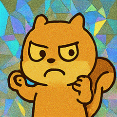 [LINEスタンプ] りすぴかクルミ急便伝説@SFW