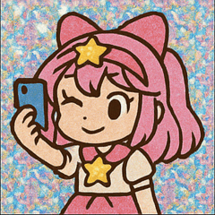 [LINEスタンプ] ホロきら魔法少女のきゅん魔法@SFW