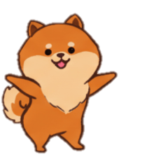 [LINEスタンプ] [アレンジ用]ポメラニアン1
