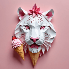 [LINEスタンプ] ホワイトタイガーの新日常11