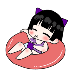 [LINEスタンプ] 怠惰な悪魔ちゃん