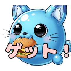 [LINEスタンプ] 風船きつねちゃんスタンプの日常