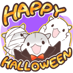 [LINEスタンプ] かぼちゃ合わせハムハム
