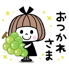 [LINEスタンプ] 毎年使える♡ゆるかわガール 秋