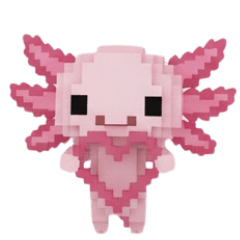 [LINEスタンプ] ウーパくん 3Dドット風