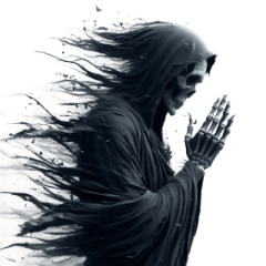 [LINEスタンプ] 死神が迎えに来た