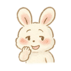 [LINEスタンプ] うっかりうさぎ