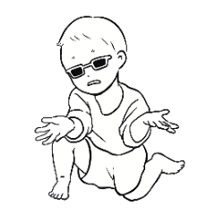[LINEスタンプ] 幼児だってまだまだ赤ちゃん！(男の子Ver.)