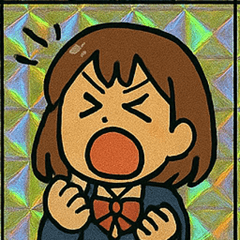 [LINEスタンプ] きらきら女子高生の青春ノート@SFW