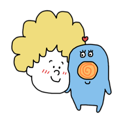 [LINEスタンプ] もじゃくんのお友達