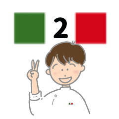 [LINEスタンプ] イタリアンレストランで使えるイタリア語2