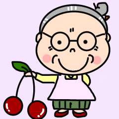 [LINEスタンプ] 福を呼ぶおばあちゃん