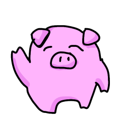[LINEスタンプ] ミニミニ可愛い豚さん
