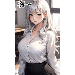 [LINEスタンプ] 唯美小秘書の日常