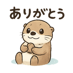 [LINEスタンプ] ラッコのほっこり日常スタンプ