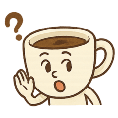 [LINEスタンプ] 感情豊かなコーヒーカップ 1