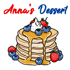 [LINEスタンプ] アンナと甘いデザート
