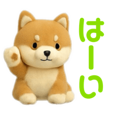 [LINEスタンプ] ふわふわ かわいい 柴犬 日常