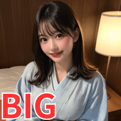 [LINEスタンプ] 【BIG】浴衣美人＠日常会話