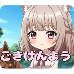 [LINEスタンプ] 乗馬みなみちゃんスタンプ